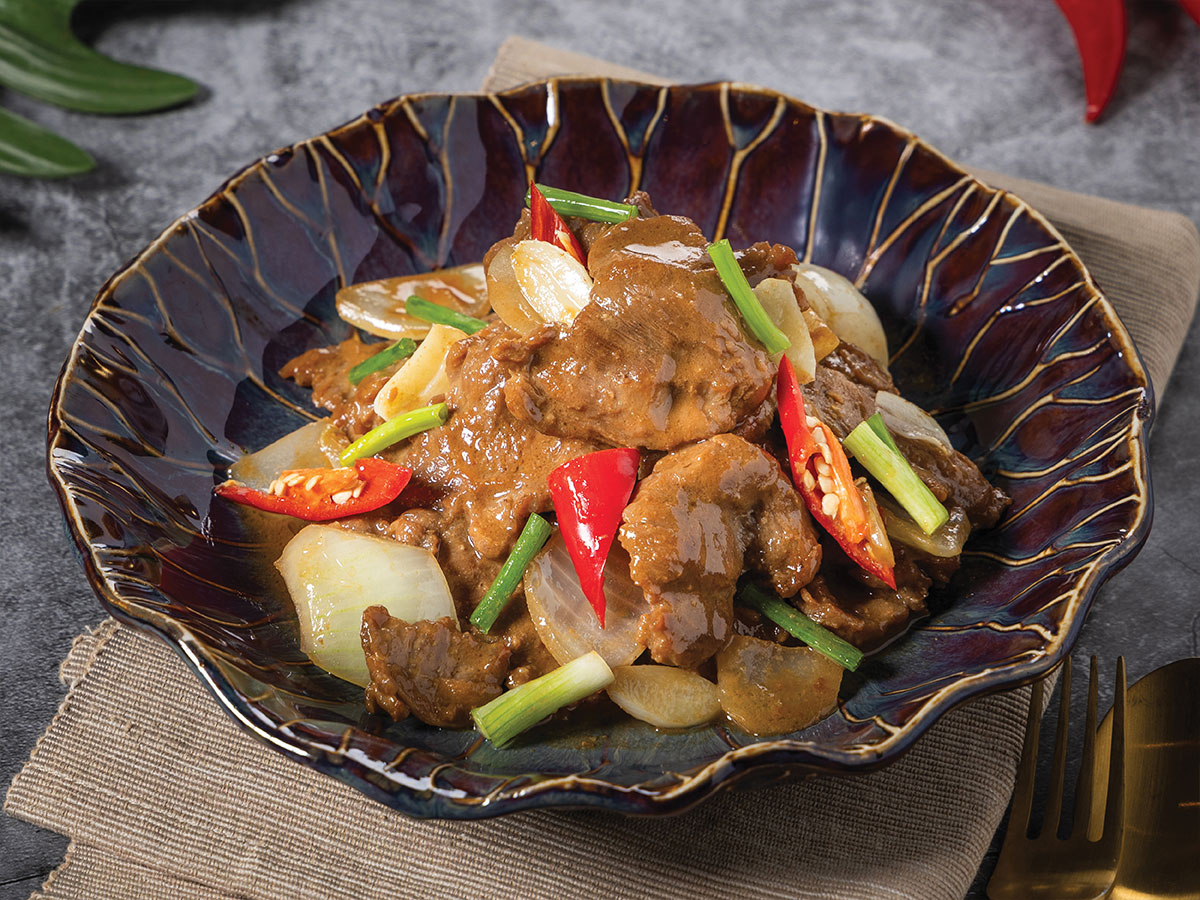เนื้อผัดน้ำมันหอยStri-fried Beef with Oyster Sauce